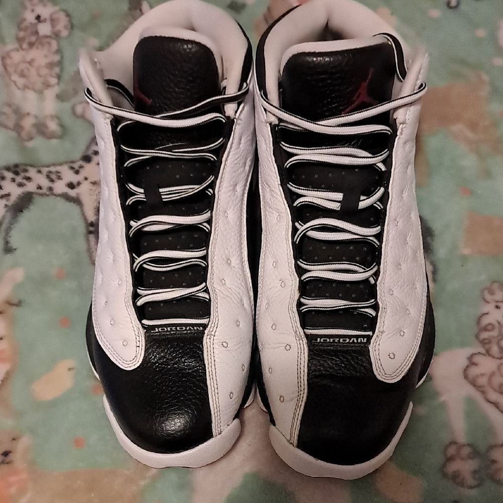 Jordan Athletic Shoes Black and White